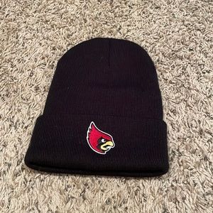 Catholic University Cardinals knit beanie, one size fits most, excellent cond.
